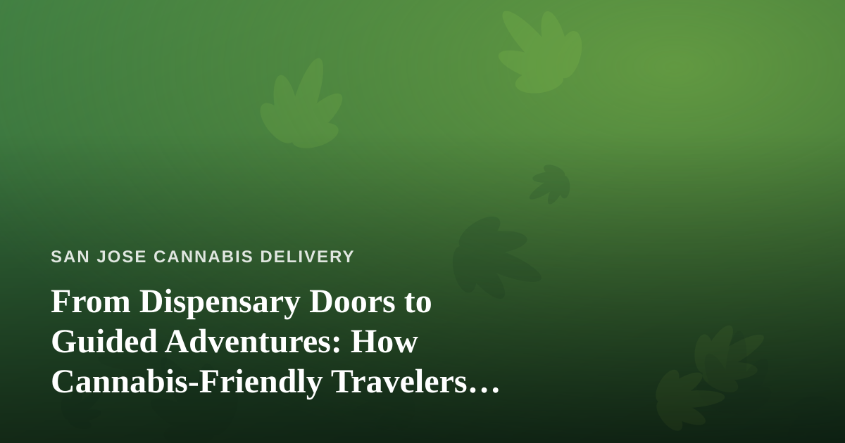 From Dispensary Doors to Guided Adventures: How Cannabis-Friendly Travelers Can Book Unique City Tours